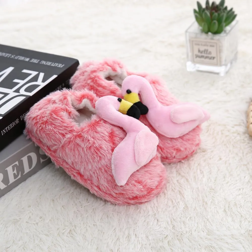 Baby Girls' Cartoon Indoor Anti Slip House Slippers