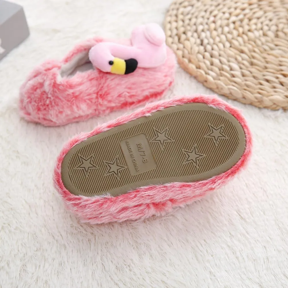 Baby Girls' Cartoon Indoor Anti Slip House Slippers
