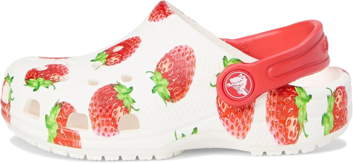 Crocs Unisex-Child Classic Clogs with Patterns and Graphics (Toddler)