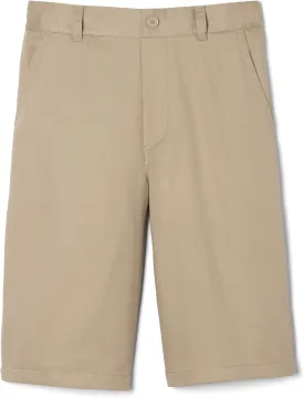 French Toast Boys' Husky Pull-on Twill Shorts School Uniform for Kids