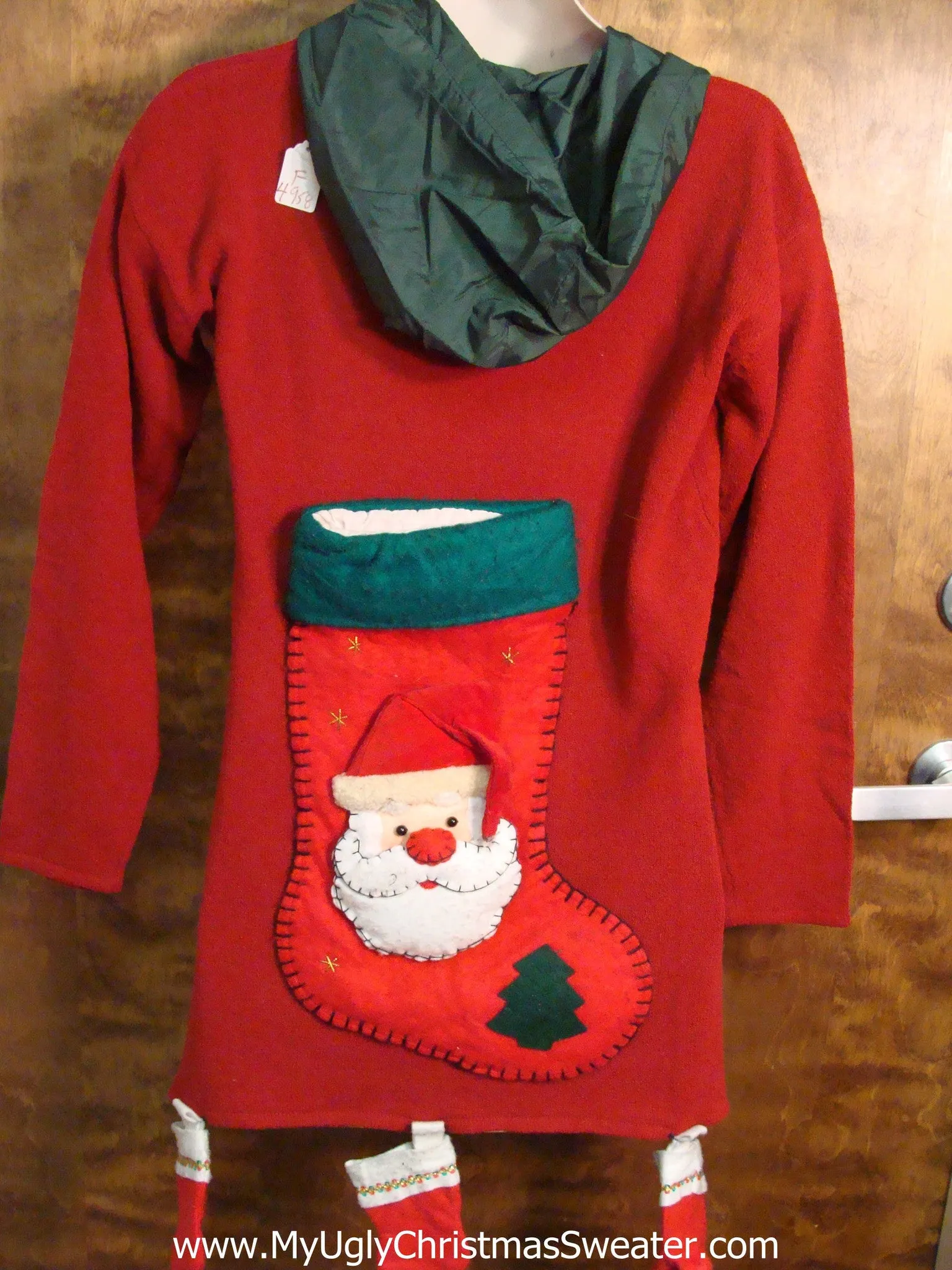 Home Crafted Ugly Christmas Sweater Party Dress