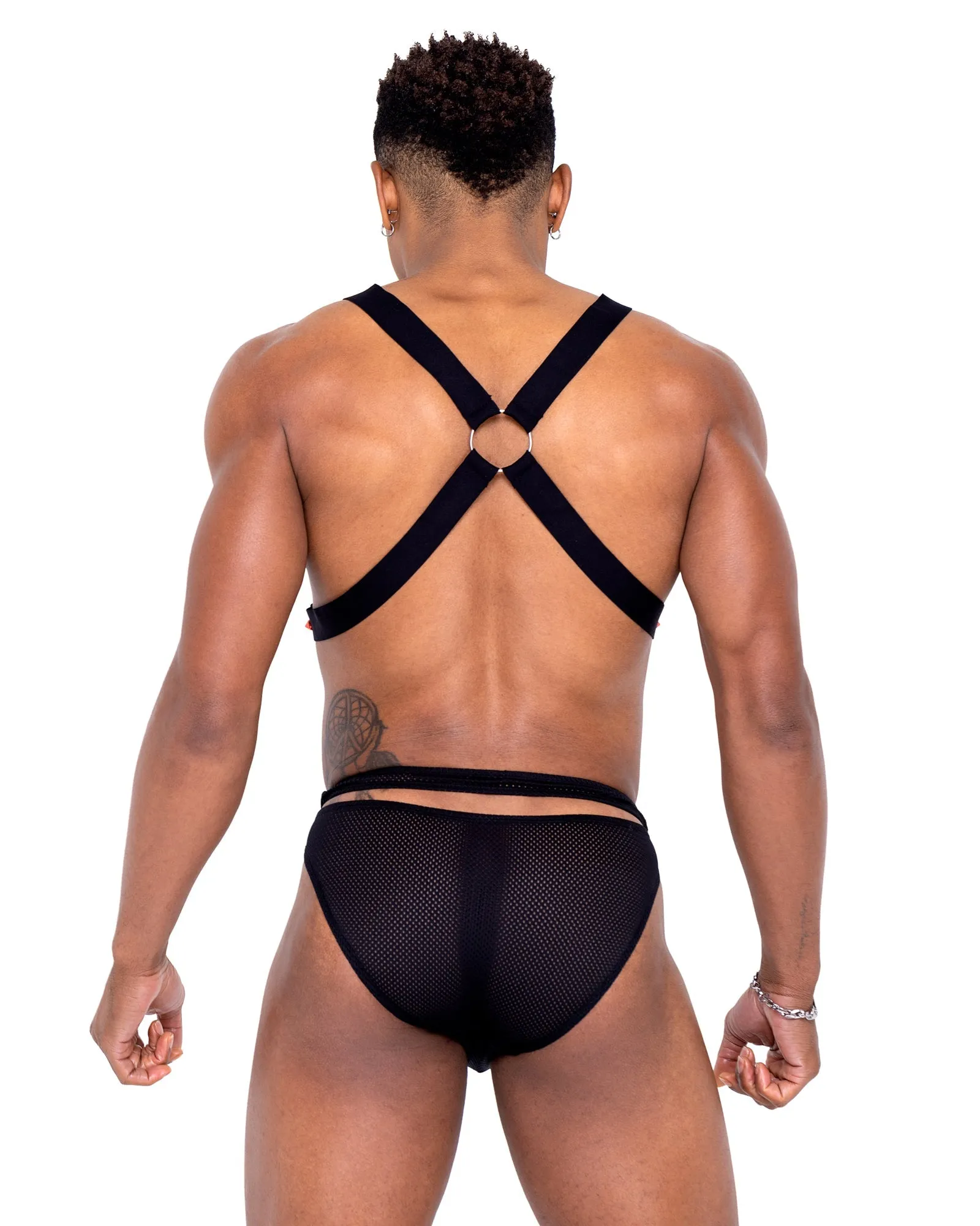 Roma Mens Pride Criss-Cross Swim Briefs - Rave & Festival Wear