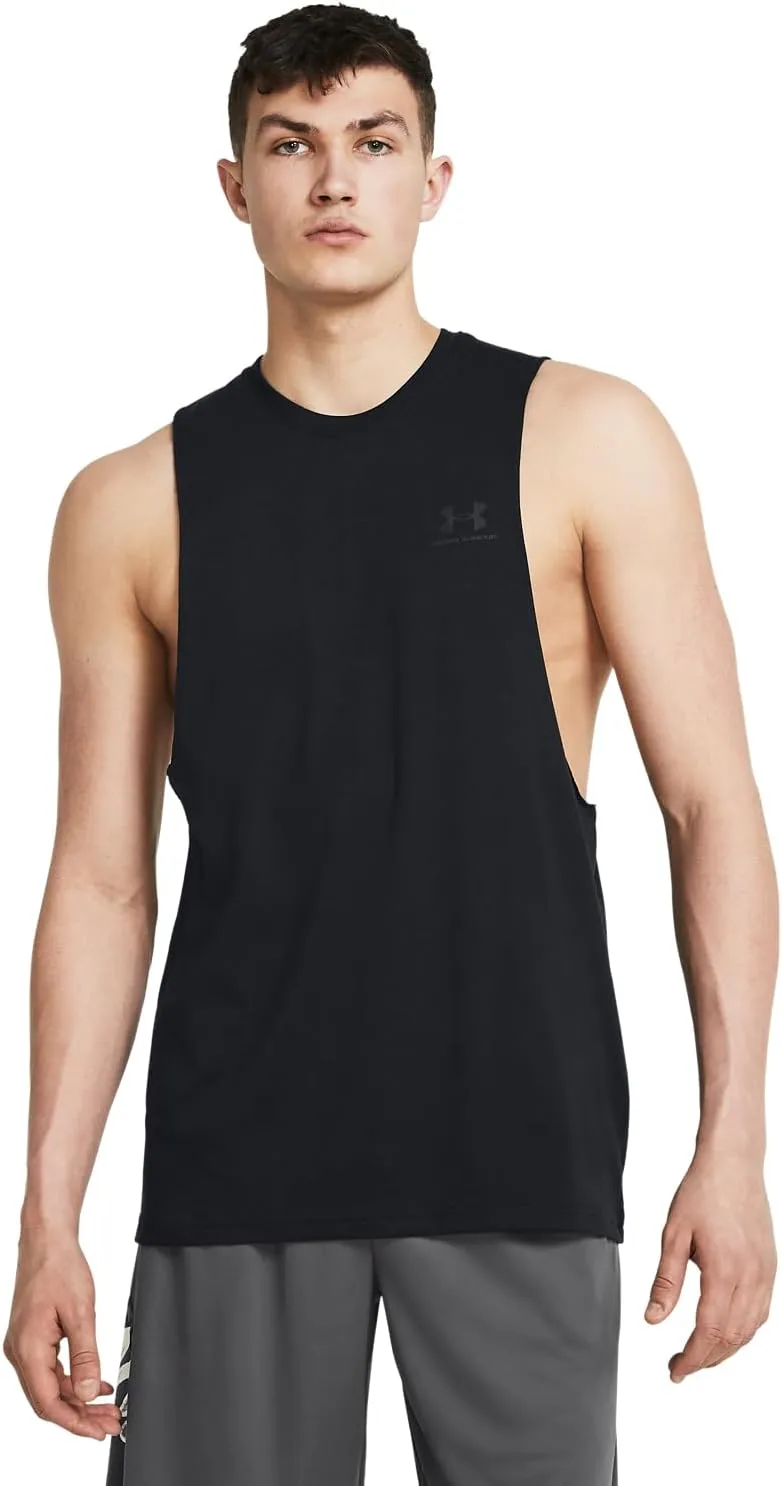 Under Armour Men's Sportstyle Left Chest Cut-Off T-Shirt